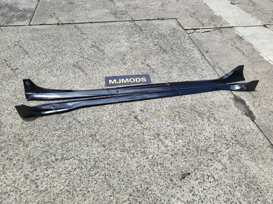 ABS GLOSSY BLACK SIDE SKIRT fit for 【Tesla Model 3】2019+ (7062972563530)