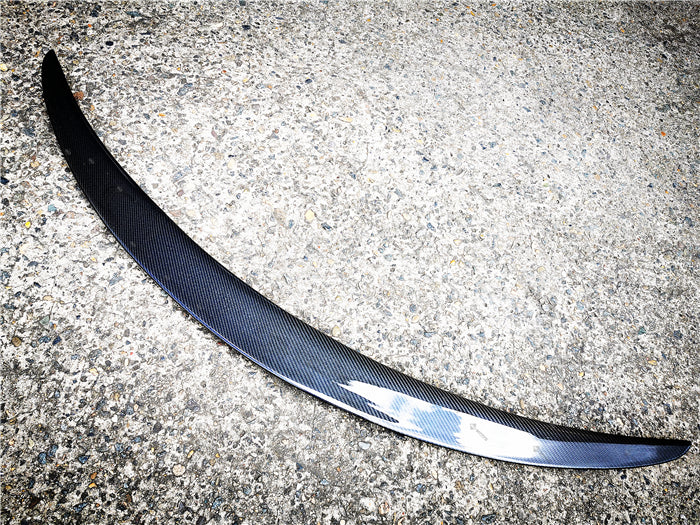 Carbon Fibre Rear Bumper Spoiler for MERCEDES-BENZ 15-21 C CLASS & C63 【W205 SEDAN S205 WAGON】【4D-AMG Style】 (3750226624586)