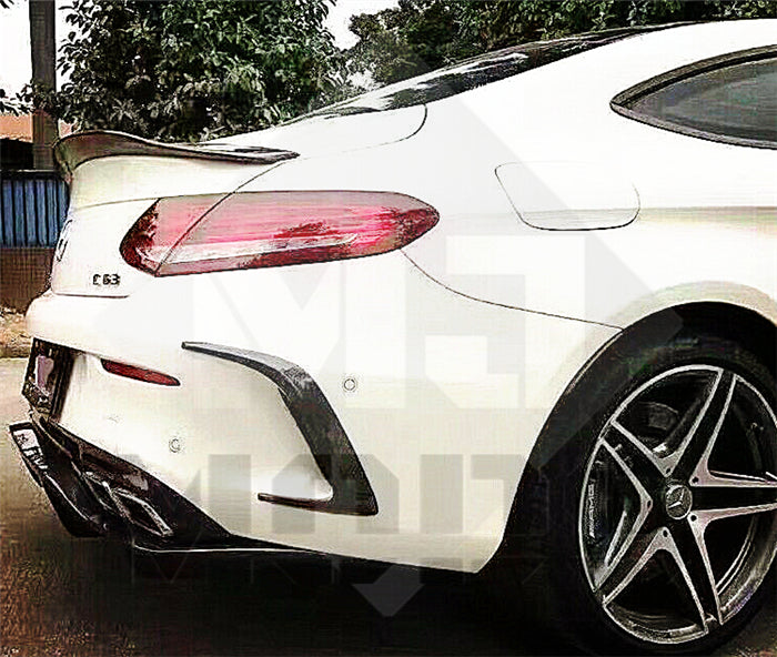 Carbon Fibre Rear Bumper Spoiler for MERCEDES-BENZ 15-18 C CLASS【C205 COUPE A205 CONVERTIBLE】【2D-PSM Style】 (4453604655178)