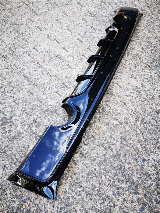 ABS Glossy Black Rear Diffuser For BMW【F22/F23 M240/235 230/228/225/220 M Sport】twin (6542943617098)