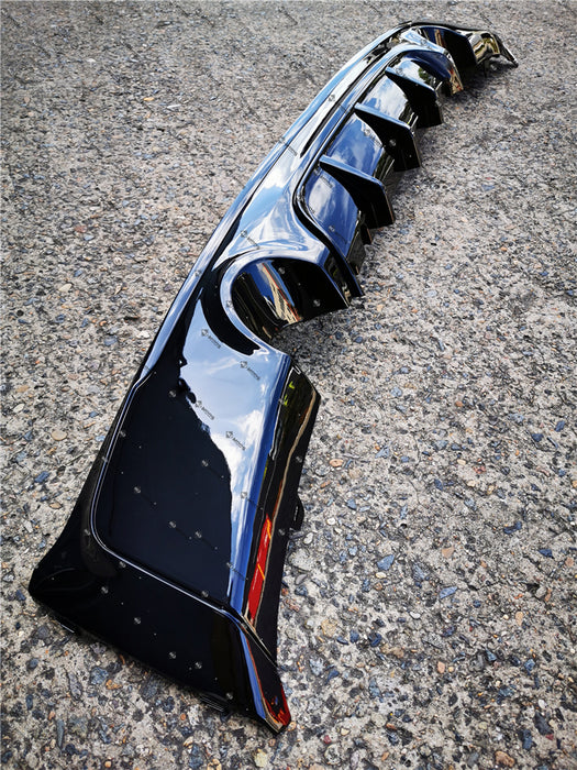 ABS Glossy Black Rear Diffuser For BMW【F22/F23 M240/235 230/228/225/220 M Sport】twin (6542943617098)