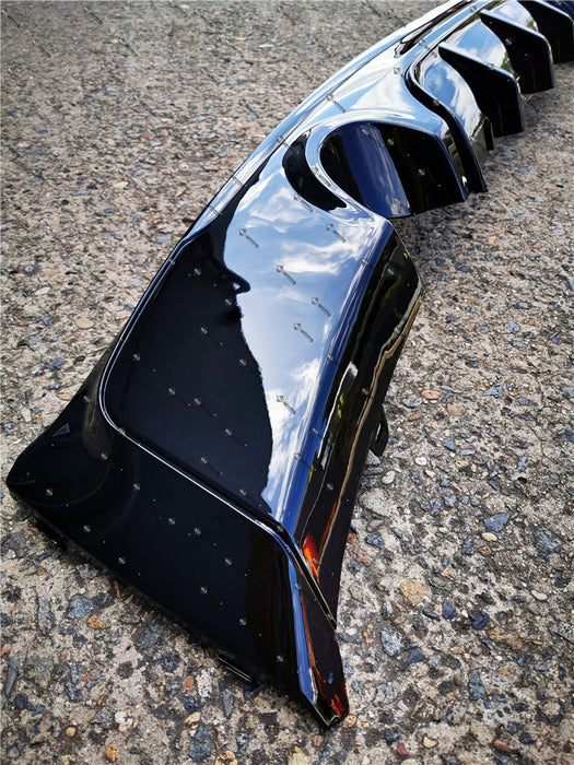 ABS Glossy Black Rear Diffuser For BMW【F22/F23 M240/235 230/228/225/220 M Sport】twin (6542943617098)