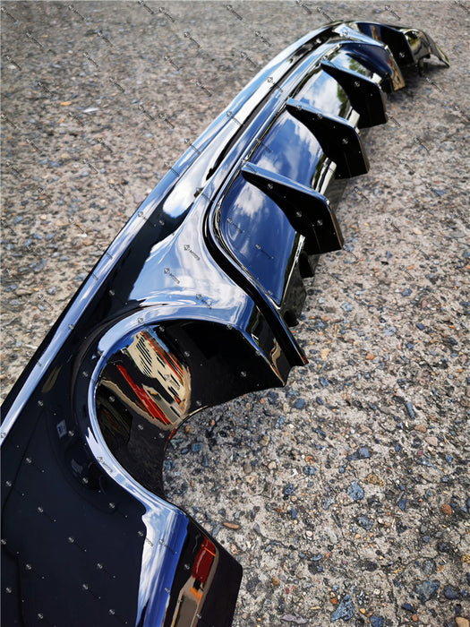 ABS Glossy Black Rear Diffuser For BMW【F22/F23 M240/235 230/228/225/220 M Sport】twin (6542943617098)