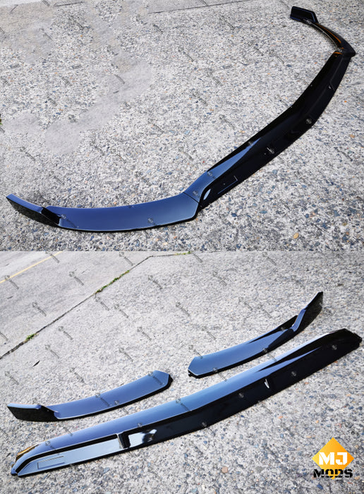 ABS Glossy Black Front Lip For MERCEDES BENZ【C118 CLA 35 45 AMG CLA 200 250 AMG】2019+ (6575518122058)