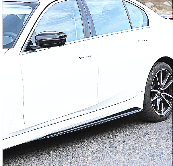 ABS GLOSSY BLACK SIDE SKIRT fit for BMW 3 Series【G20/G21 M340 330/320 M Sport】 (4648670298186)