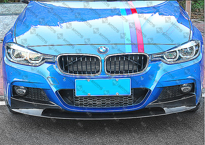 Carbon Fibre Front Bumper Lip for BMW【F30 F31 M SPORT】340i 335i 330i 328i 320【P】 (3775549079626)