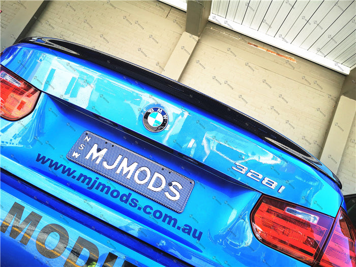 Carbon Fibre Rear Boot Spoiler for BMW【F30 F80M3】340i 335i 330i 328i【P style】 (3743620563018)
