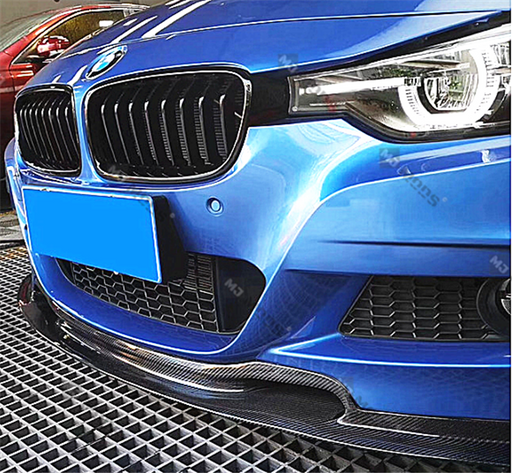 Carbon Fibre Front Bumper Lip for BMW【F30 F31 M SPORT】340i 335i 330i 328i 320【V】 (3775555403850)