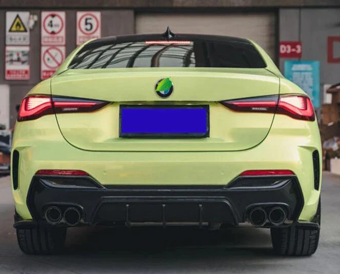 Carbon Fibre Rear Diffuser For BMW 4 Series【G22/G23 420/430/M440】2020+ (6934442573898)