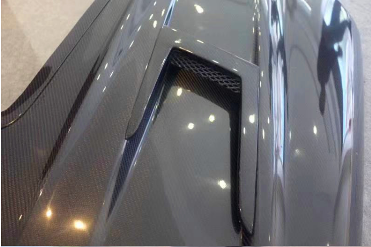 Carbon Fibre Front Bonnet Hood for Mercedes-Benz 11-14 C Class W204 Sedan/Wagon C204 Coupe -- with Glass (4334929739850)