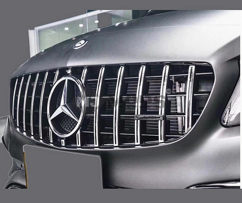 ABS Front Grille For MERCEDES BENZ【W176 A180/200/250 A45 AMG】16-18【GT SV】 (4748302647370)