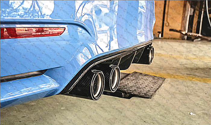 Carbon Fibre Rear Bumper Diffuser for BMW【F80 M3 & F82 F83 M4】【MP Style】 (4462893432906)