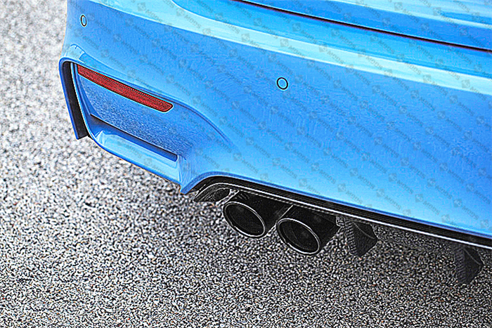 Carbon Fibre Rear Bumper Diffuser for BMW【F80 M3 & F82 F83 M4】【MP Style】 (4462893432906)