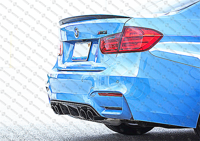 Carbon Fibre Rear Bumper Diffuser for BMW【F80 M3 & F82 F83 M4】【MP Style】 (4462893432906)