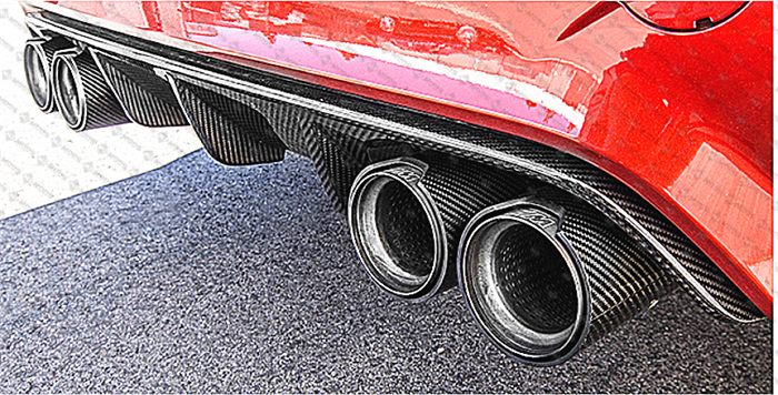 Carbon Fibre Rear Bumper Diffuser for BMW【F80 M3 & F82 F83 M4】【MP Style】 (4462893432906)