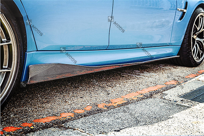 Carbon Fibre Side Skirts for BMW M Series【M3 F80 M4 F82/F83】【RZ Style】 (4854345072714)