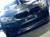 Carbon Fibre Front Bumper Lip for BMW【F80 M3 & F82 F83 M4】【V Style】 (4462879768650)