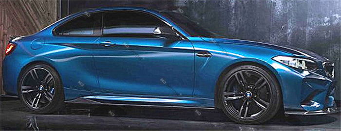 Carbon Fibre Side Skirts for BMW【F87 M2/M2C】【MTC Style】 (4393843064906)