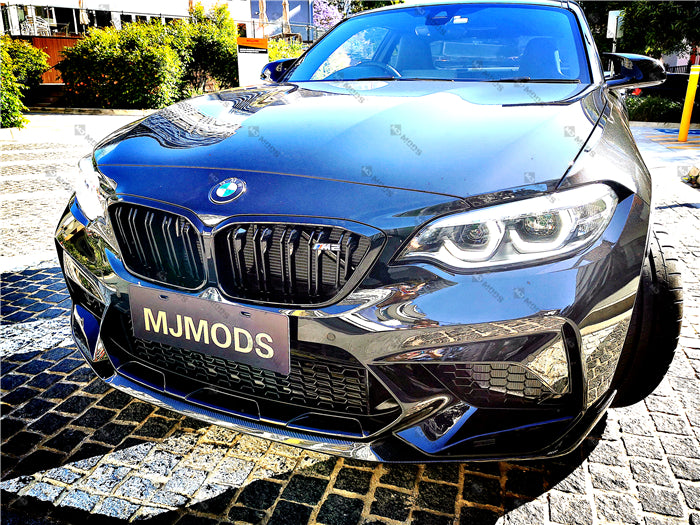 Carbon Fibre Front Bumper Lip for BMW F87 M2C【Competition Edition】【M2C-MP Style】 (4345193889866)