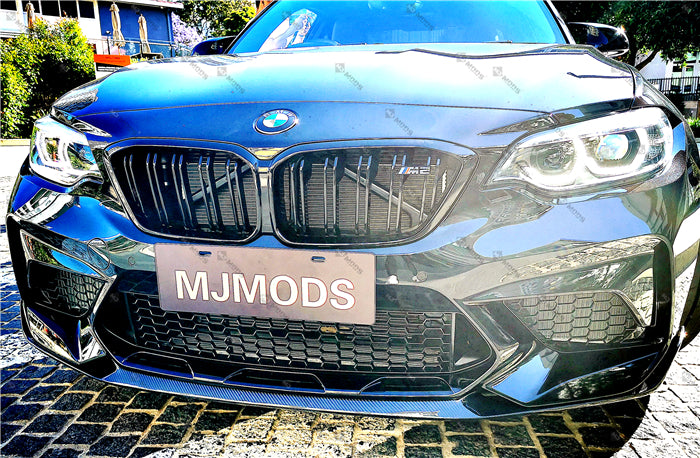 Carbon Fibre Front Bumper Lip for BMW F87 M2C【Competition Edition】【M2C-MP Style】 (4345193889866)