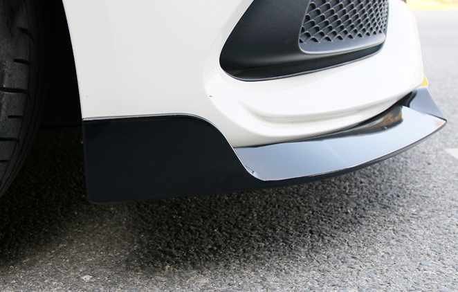 ABS Glossy Black Front Lip For MERCEDES BENZ【C117 CLA 45 180/200/250 AMG】16-19BB (4748320735306)