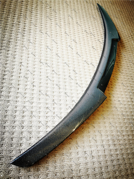 CARBON FIBRE BOOT LIP SPOILER FOR BMW【3 Series E90 335i 330i 328i】【E90/M3】【M4 Style】 (3747178676298)
