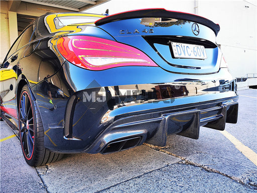 Carbon Fibre Rear Diffuser for Mercedes-Benz【C117 X117】【CLA45 200/220/250 AMG】FD (3787527848010)