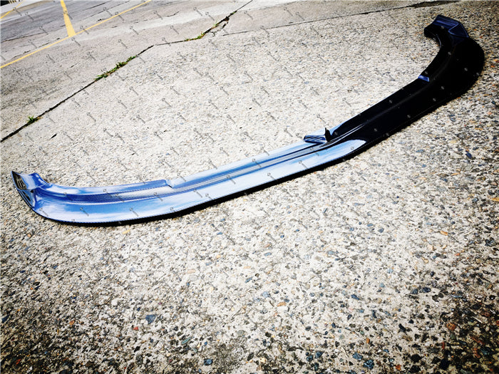 Carbon Fibre Front Bumper Lip for Mercedes-Benz A Class【W176 12-15】【A45 AMG & A180/200/250 AMG Package】【12-RZ Style】 (4150447571018)