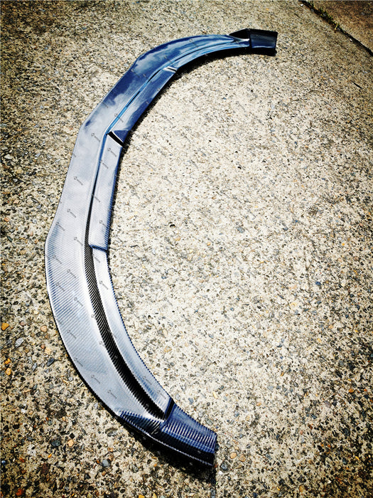 Carbon Fibre Front Bumper Lip for Mercedes-Benz A Class【W176 12-15】【A45 AMG & A180/200/250 AMG Package】【12-RZ Style】 (4150447571018)
