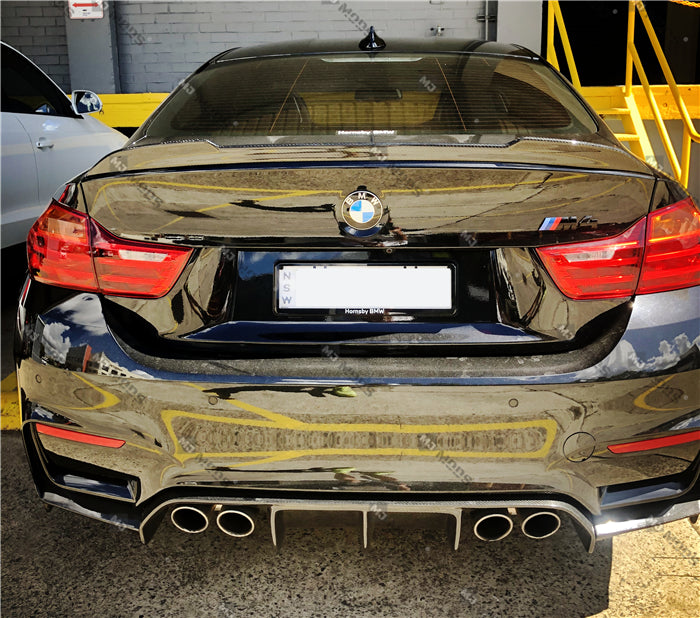 Carbon Fibre Rear Boot Spoiler Fit for BMW M Series【F82 M4】【CS style】 (4902519767114)