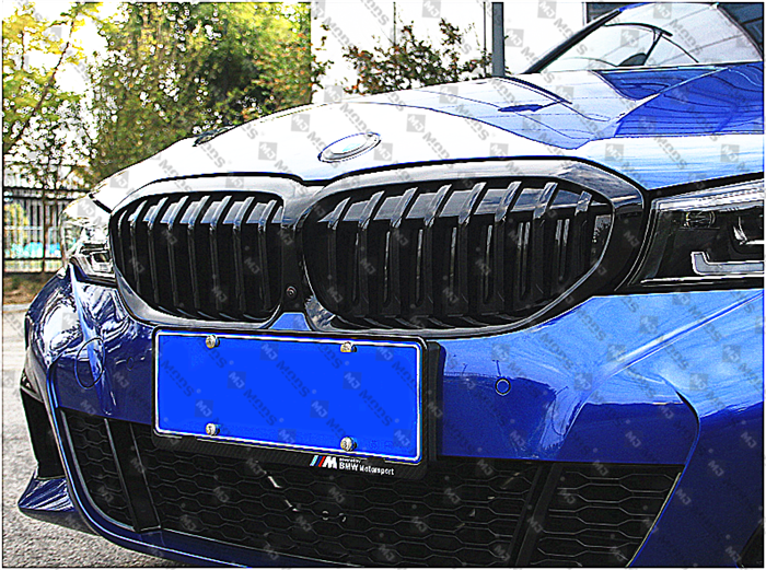 ABS Glossy Black Front Grille fit for BMW G20 G21 M340i 330i/e 320i/d【Single】 (4373893644362)