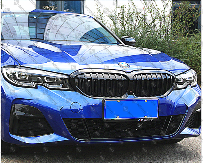 ABS Glossy Black Front Grille fit for BMW G20 G21 M340i 330i/e 320i/d【Single】 (4373893644362)