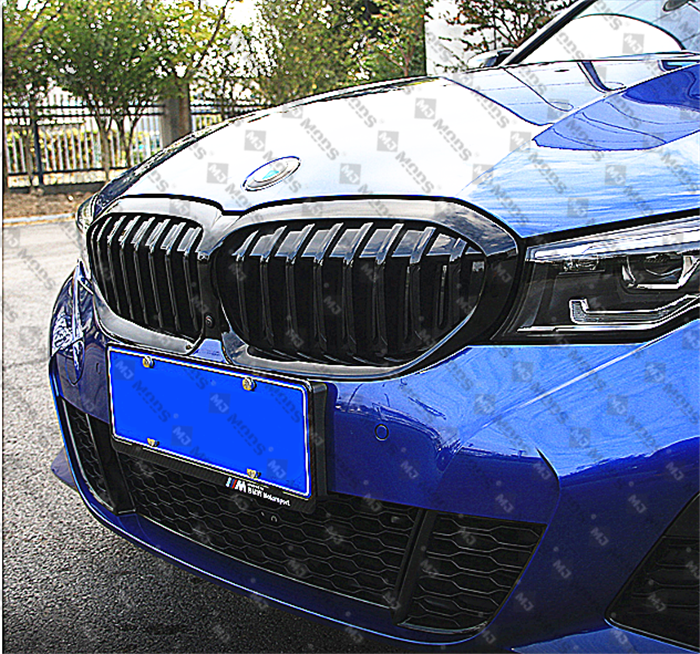 ABS Glossy Black Front Grille fit for BMW G20 G21 M340i 330i/e 320i/d【Single】 (4373893644362)