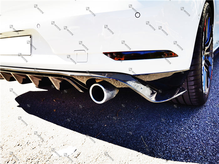 ABS Glossy Black Rear Diffuser For VOLKSWAGEN【Golf 7.5 GTI】2012+ (6574221918282)