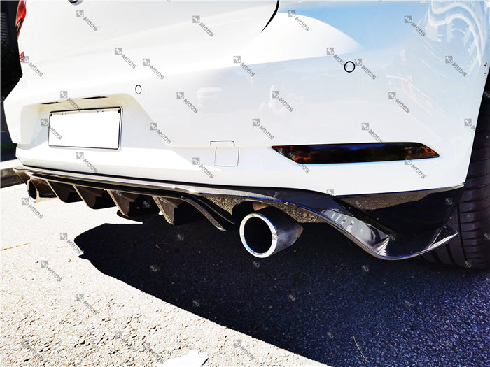 ABS Glossy Black Rear Diffuser For VOLKSWAGEN【Golf 7.5 GTI】2012+ (6574221918282)