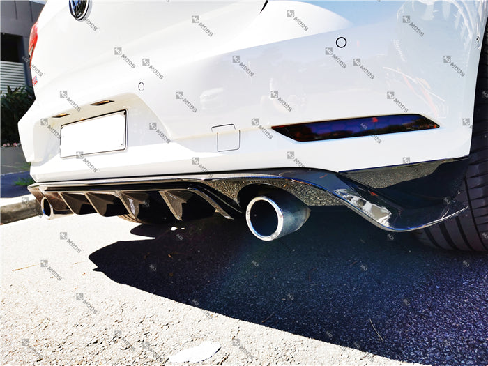 ABS Glossy Black Rear Diffuser For VOLKSWAGEN【Golf 7.5 GTI】2012+ (6574221918282)