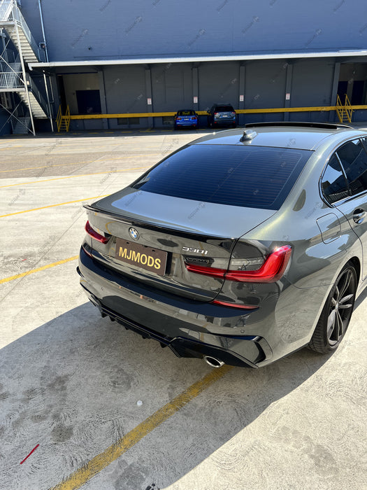 ABS Glossy Black Rear Boot Spoiler fit for BMW【G20 Sedan M340 330/320】18+【AC】 (6962086576202)