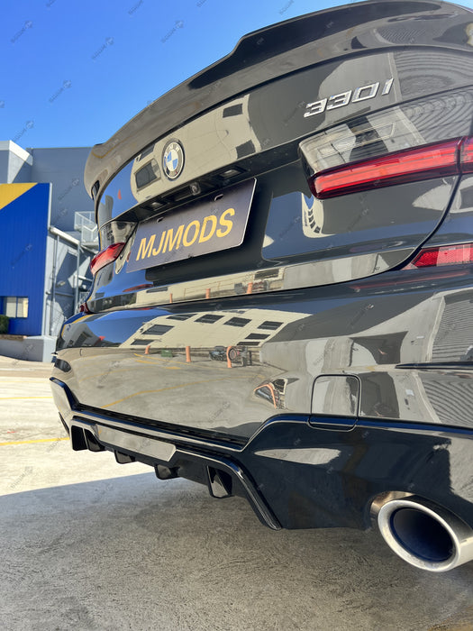 ABS Glossy Black Rear Boot Spoiler fit for BMW【G20 Sedan M340 330/320】18+【AC】 (6962086576202)