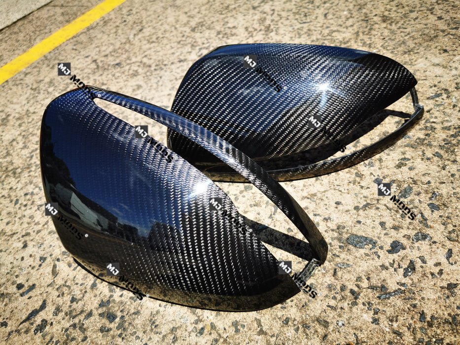 DRY Carbon Fibre Mirror Cover for Mercedes-Ben C-Class W205 S205 C205 A205 W213 RHD (4715631575114)