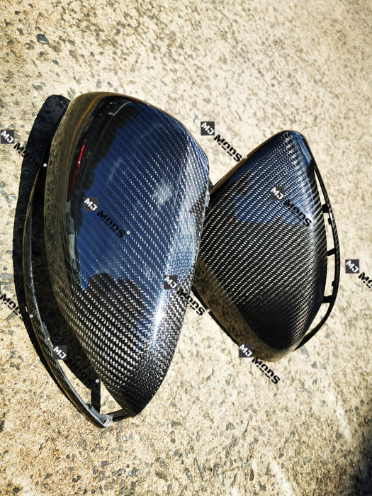 DRY Carbon Fibre Mirror Cover for Mercedes-Ben C-Class W205 S205 C205 A205 W213 RHD (4715631575114)