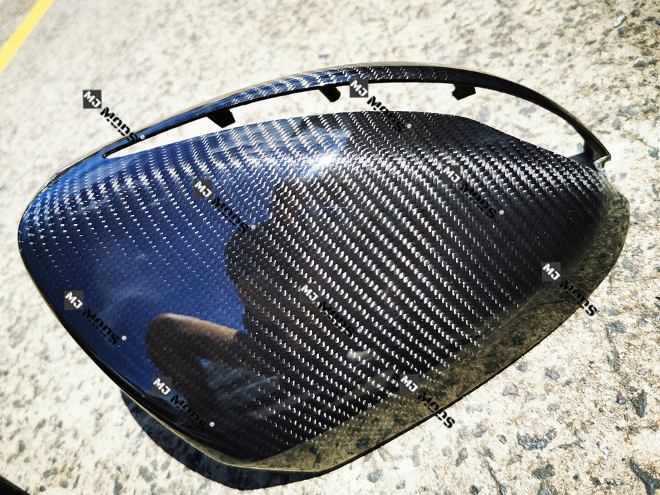 DRY Carbon Fibre Mirror Cover for Mercedes-Ben C-Class W205 S205 C205 A205 W213 RHD (4715631575114)
