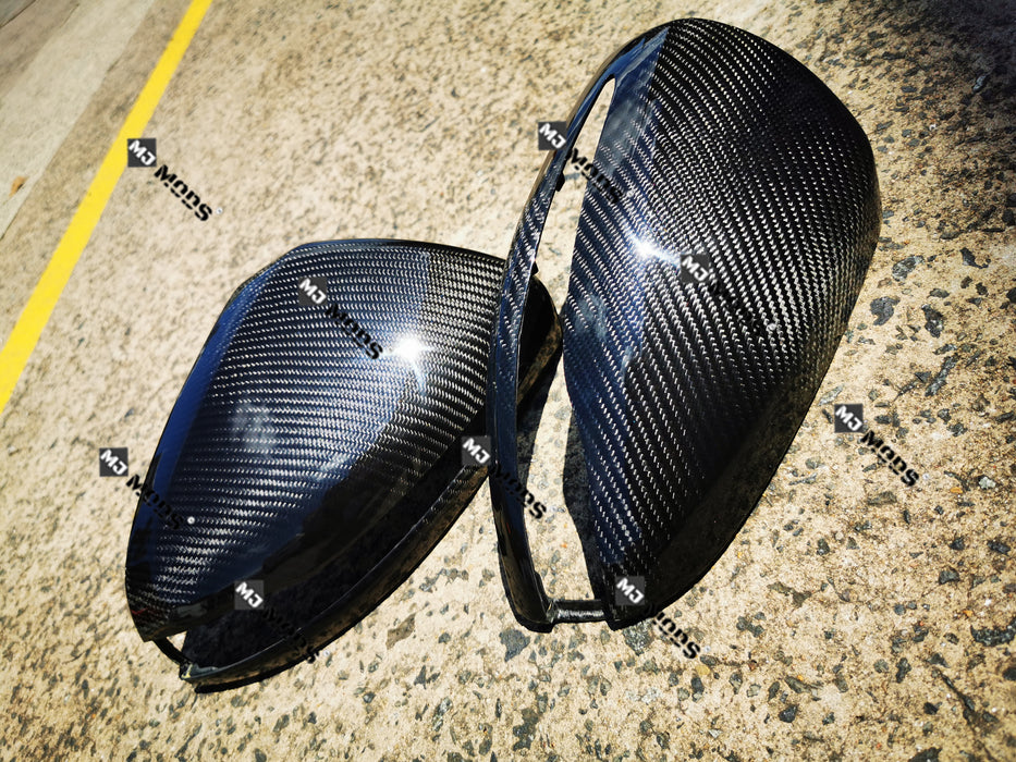 DRY Carbon Fibre Mirror Cover for Mercedes-Ben C-Class W205 S205 C205 A205 W213 RHD (4715631575114)
