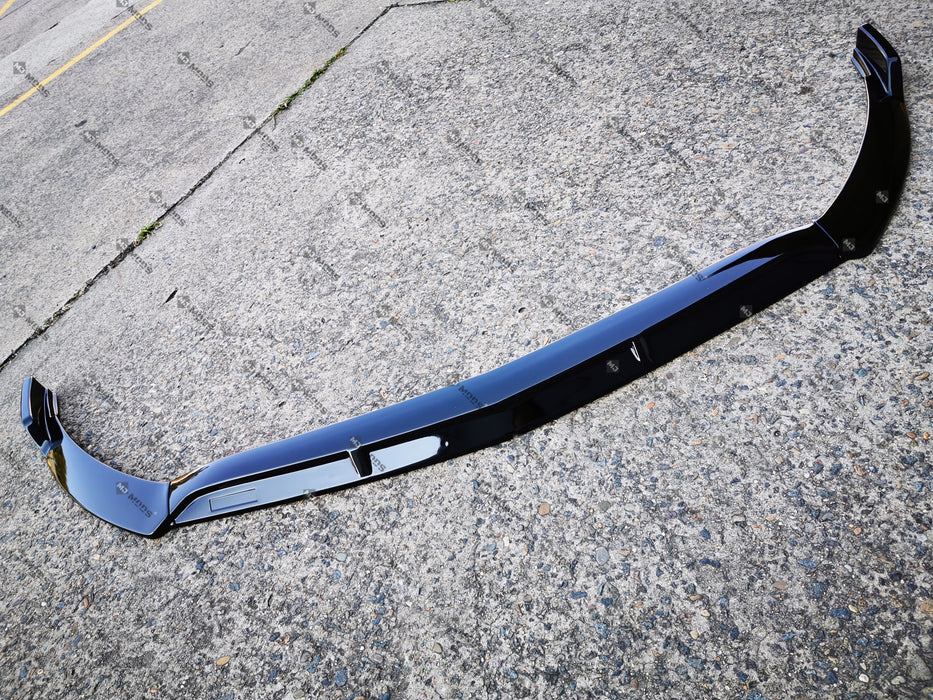 ABS Glossy Black Front Lip For MERCEDES BENZ【C118 CLA 35 45 AMG CLA 200 250 AMG】2019+ (6575518122058)