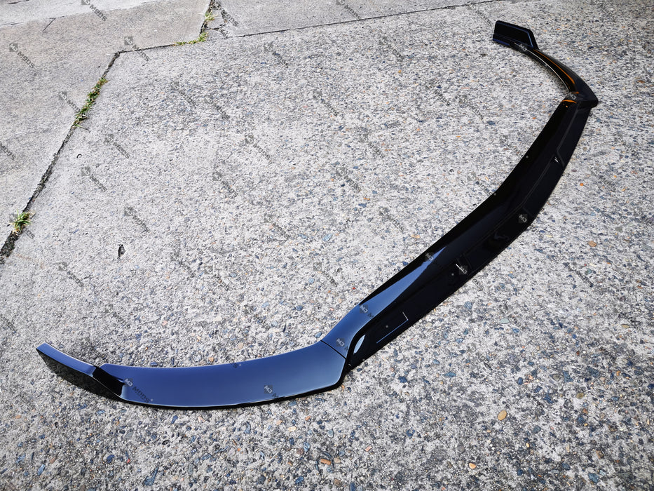 ABS Glossy Black Front Lip For MERCEDES BENZ【C118 CLA 35 45 AMG CLA 200 250 AMG】2019+ (6575518122058)
