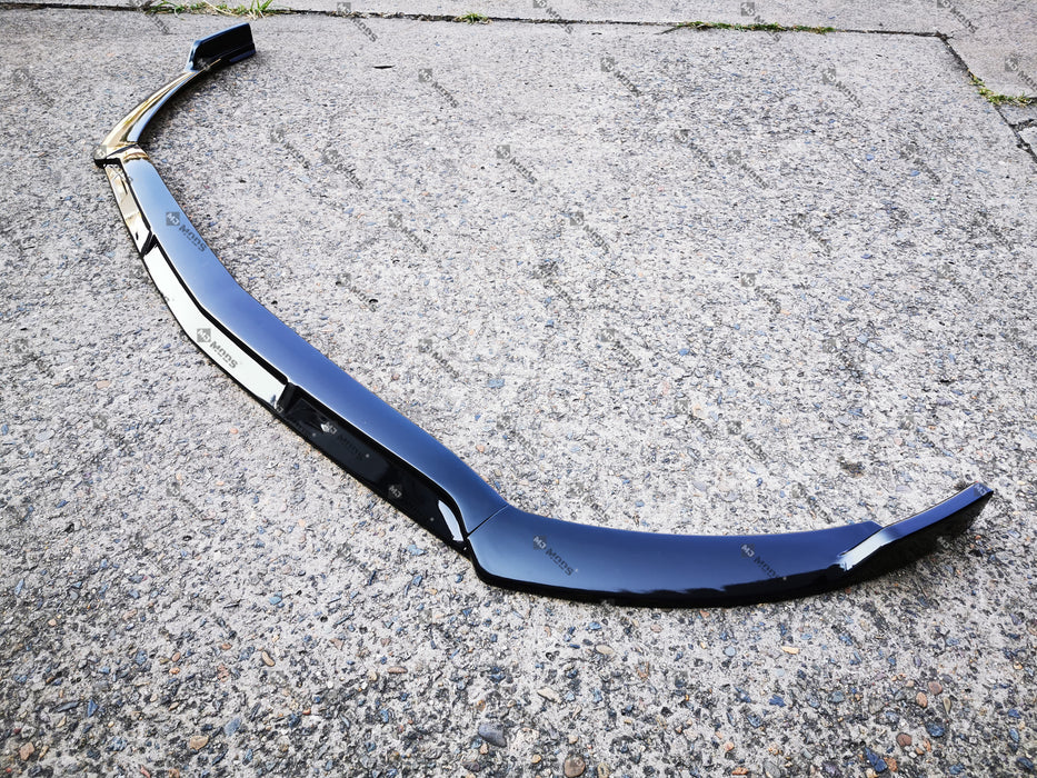 ABS Glossy Black Front Lip For MERCEDES BENZ【C118 CLA 35 45 AMG CLA 200 250 AMG】2019+ (6575518122058)