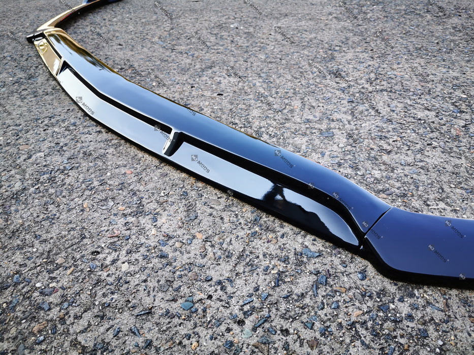ABS Glossy Black Front Lip For MERCEDES BENZ【C118 CLA 35 45 AMG CLA 200 250 AMG】2019+ (6575518122058)