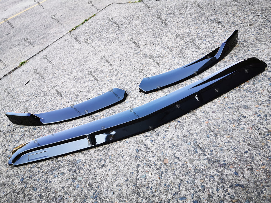 ABS Glossy Black Front Lip For MERCEDES BENZ【C118 CLA 35 45 AMG CLA 200 250 AMG】2019+ (6575518122058)