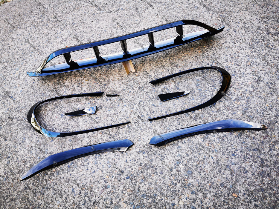ABS Glossy Black Front Lip For MERCEDES BENZ【C117 X117 CLA 180/200/250 AMG】2016-19 (6568551743562)