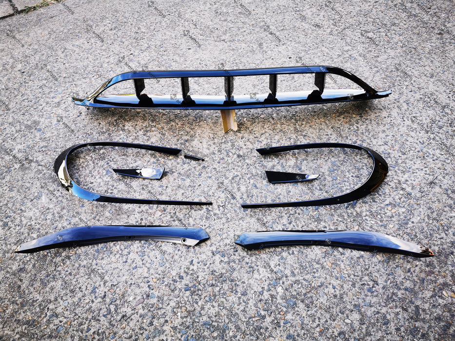 ABS Glossy Black Front Lip For MERCEDES BENZ【C117 X117 CLA 180/200/250 AMG】2016-19 (6568551743562)