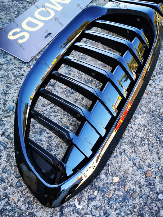 ABS Glossy Black Front Grille Fit for BMW【G20/G21 M340 330/320】【Single】18+ (4373893644362)